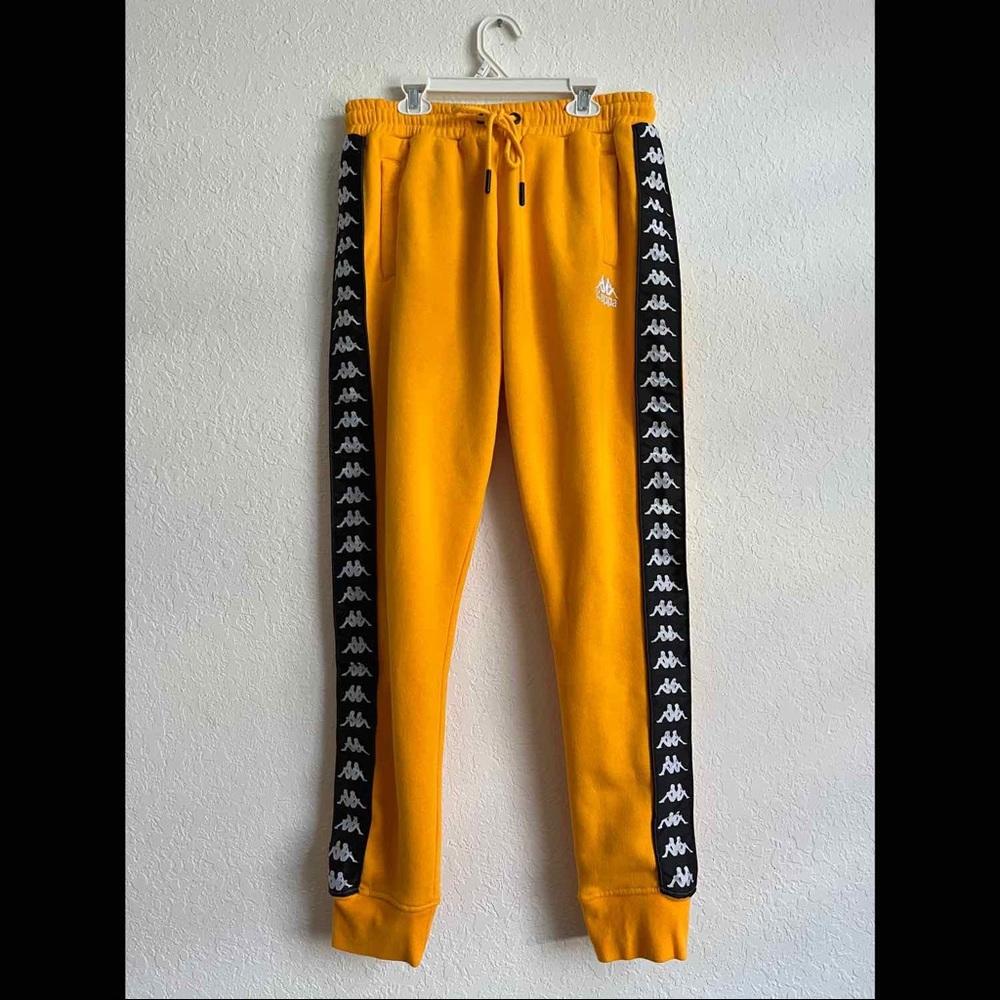 Kappa Yellow Track Pants